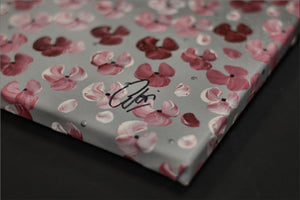 Forever Spring – Large Panoramic Cherry Blossom Painting by Edelgard Schroer