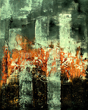 Urban Echoes – Original Acrylic Diptych by Edelgard Schroer